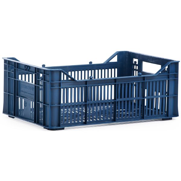 Crate di bicicletta a prova urbana Helsinki Plastic 7L D Blue 30x20x11 cm