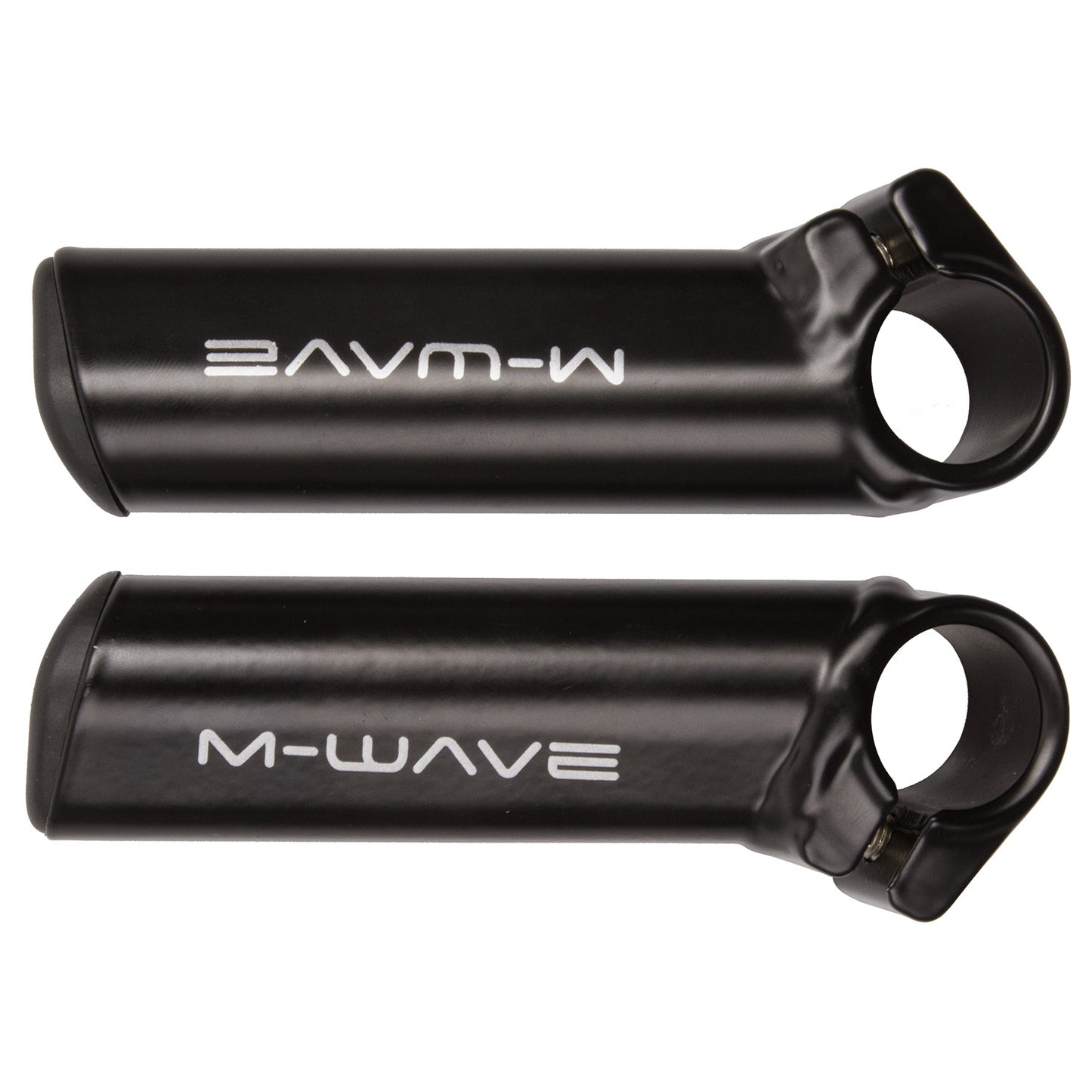 M -Wave Aluminium Bar -Eds 10 cm - recto, corto - Matt Black
