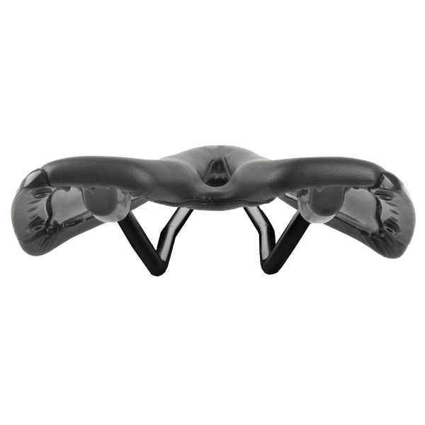 Zadel M-Wave Spider Racing - zwart