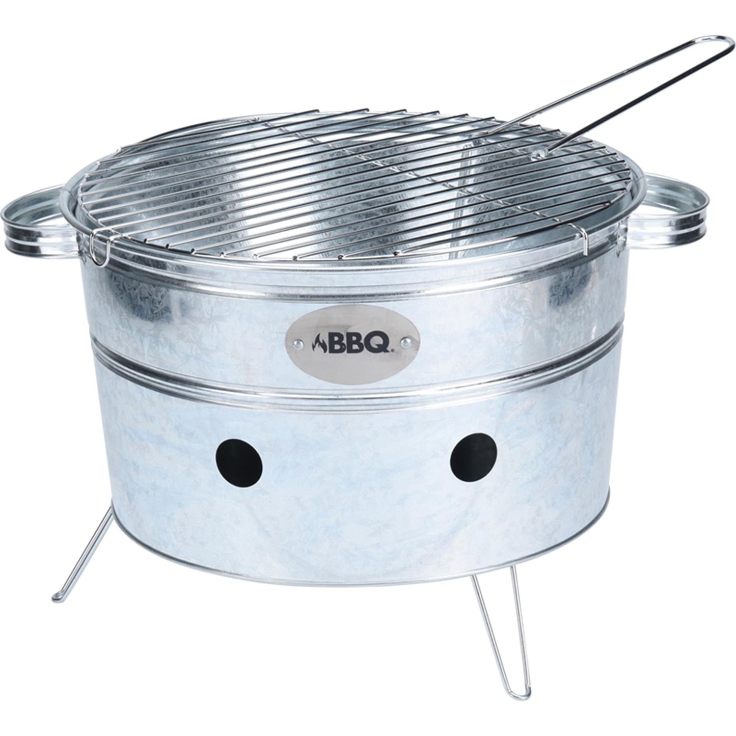 Vasca per barbecue BBQ 345mm zinco GS tuv