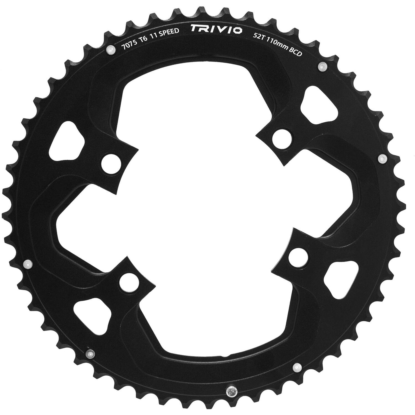 Trivio - plato racing 52t.11 velocidades 110 bcd 4 brazos shimano