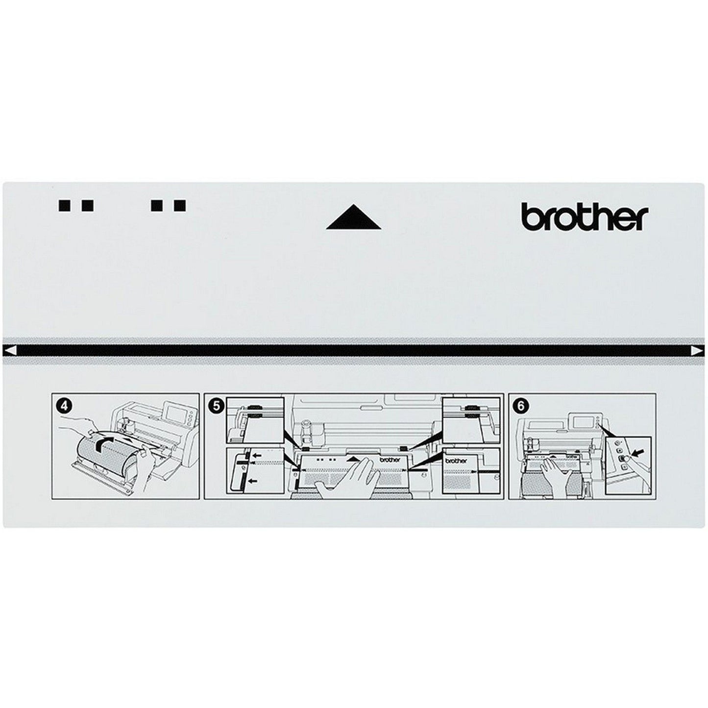 Brother • hoja guía scanncut para alimentador de rollo 2