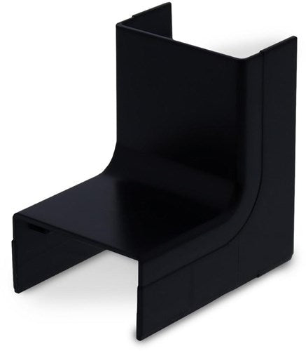 Canalit system25 codo interior con pieza inferior 25x13mm negro - 4745710