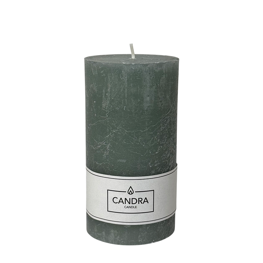 Candra candela rustica verde 130 68 mm