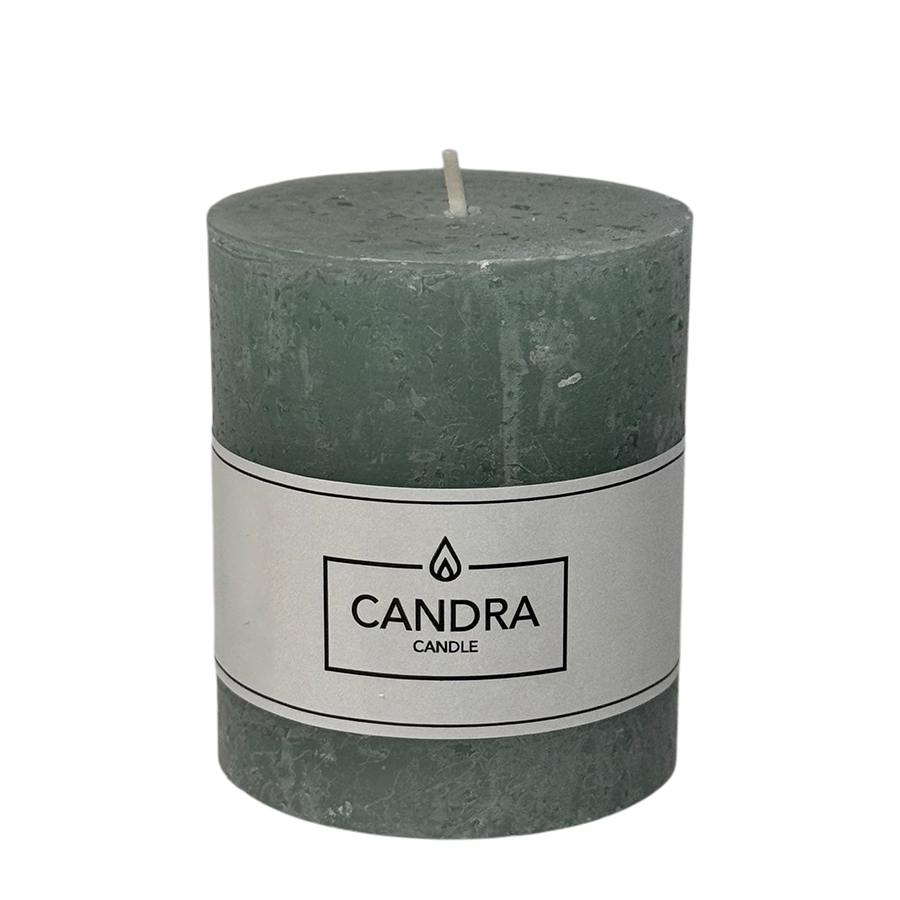 Candra candela rustica verde 80 68 mm