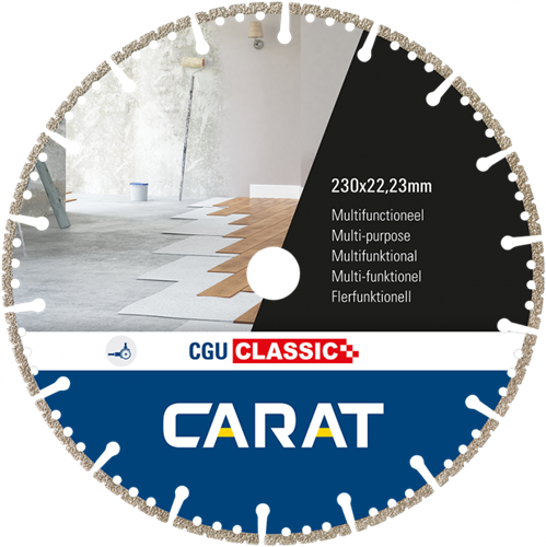 Lama per sega multifunzione Carat | 230x22,23mm | cgu classico cguc230300