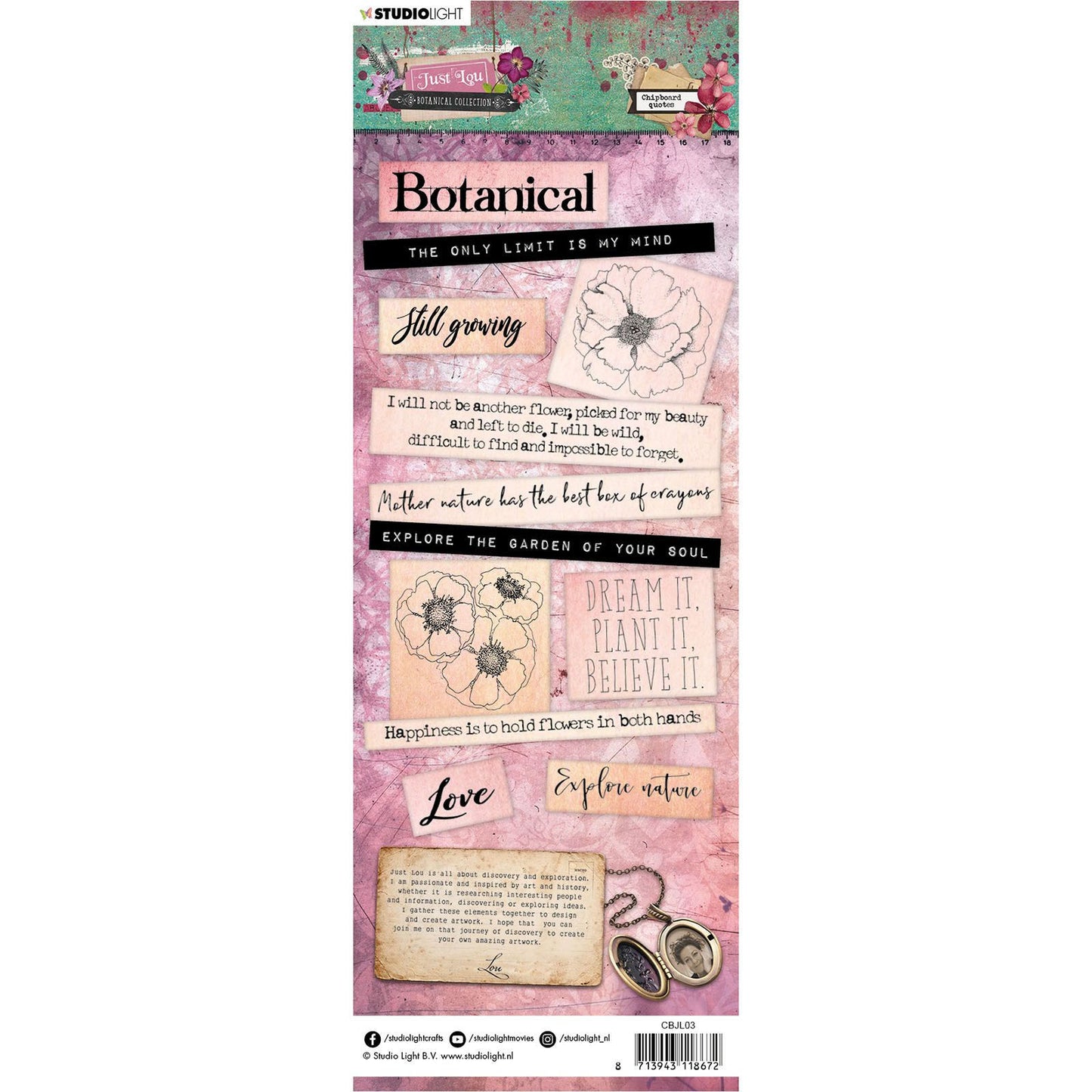 Studio light • elementi in truciolare just lou collezione botanica n.03