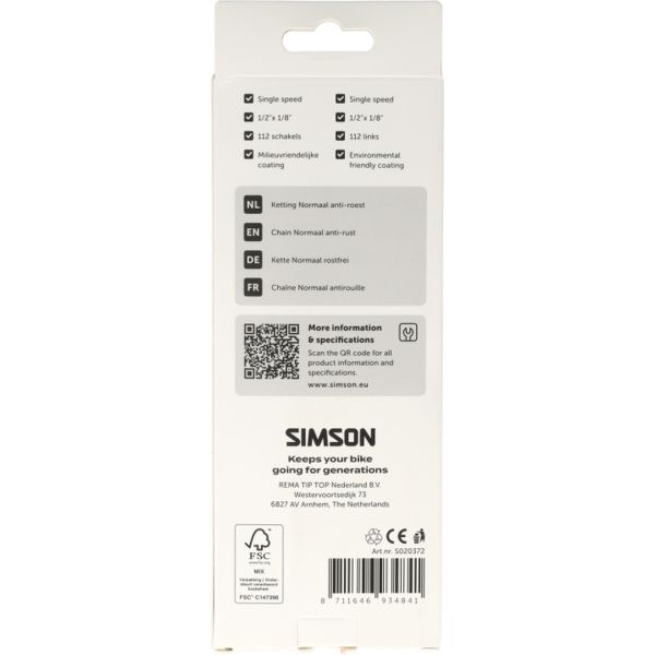 Simson chain normal anti-rust