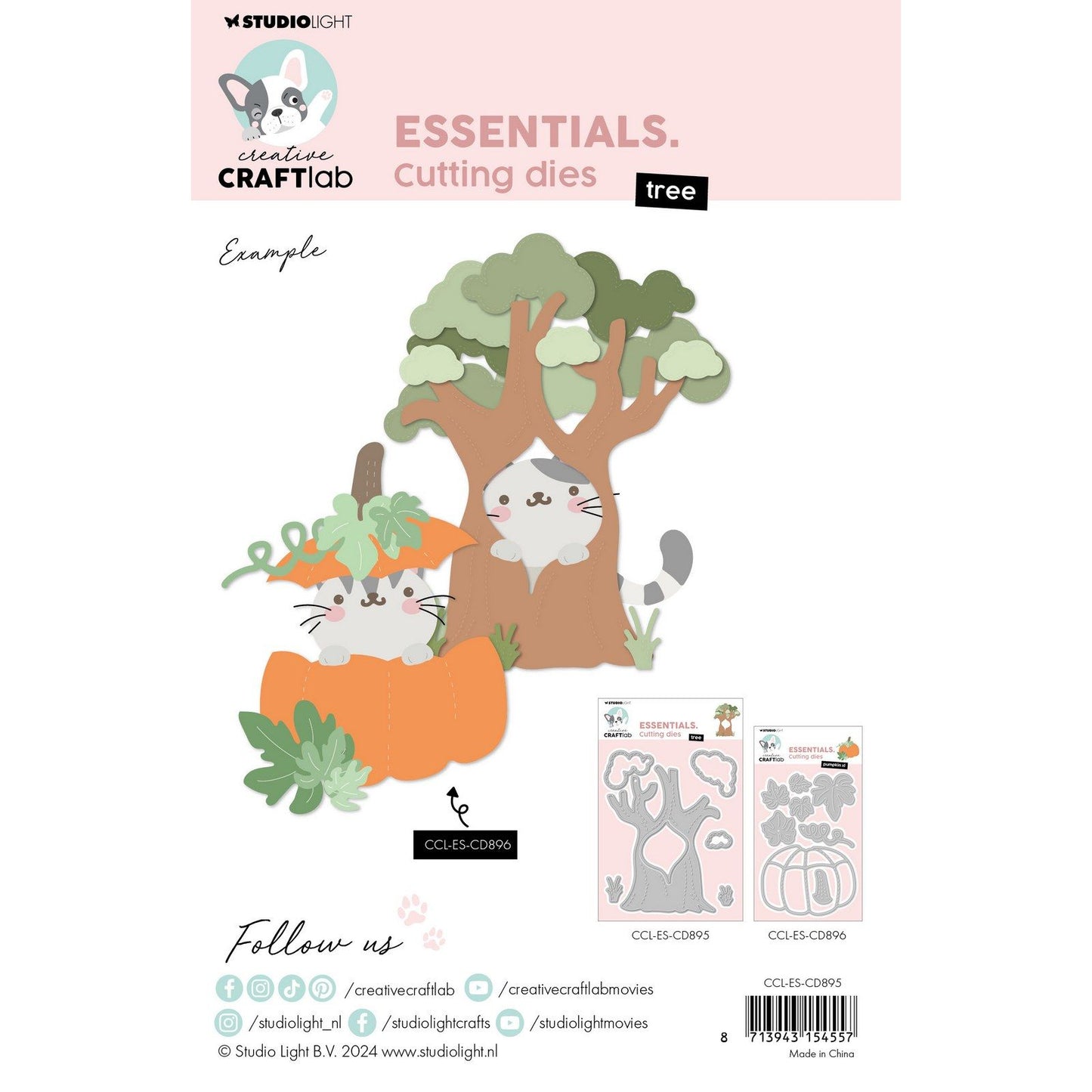 Creative craftlab • elementos esenciales para cortar el árbol de troqueles
