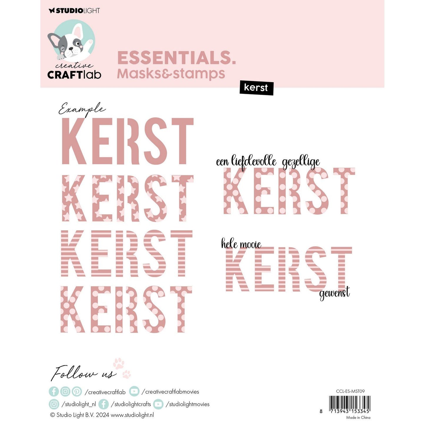 Creative craftlab • esenciales máscara sellos navidad