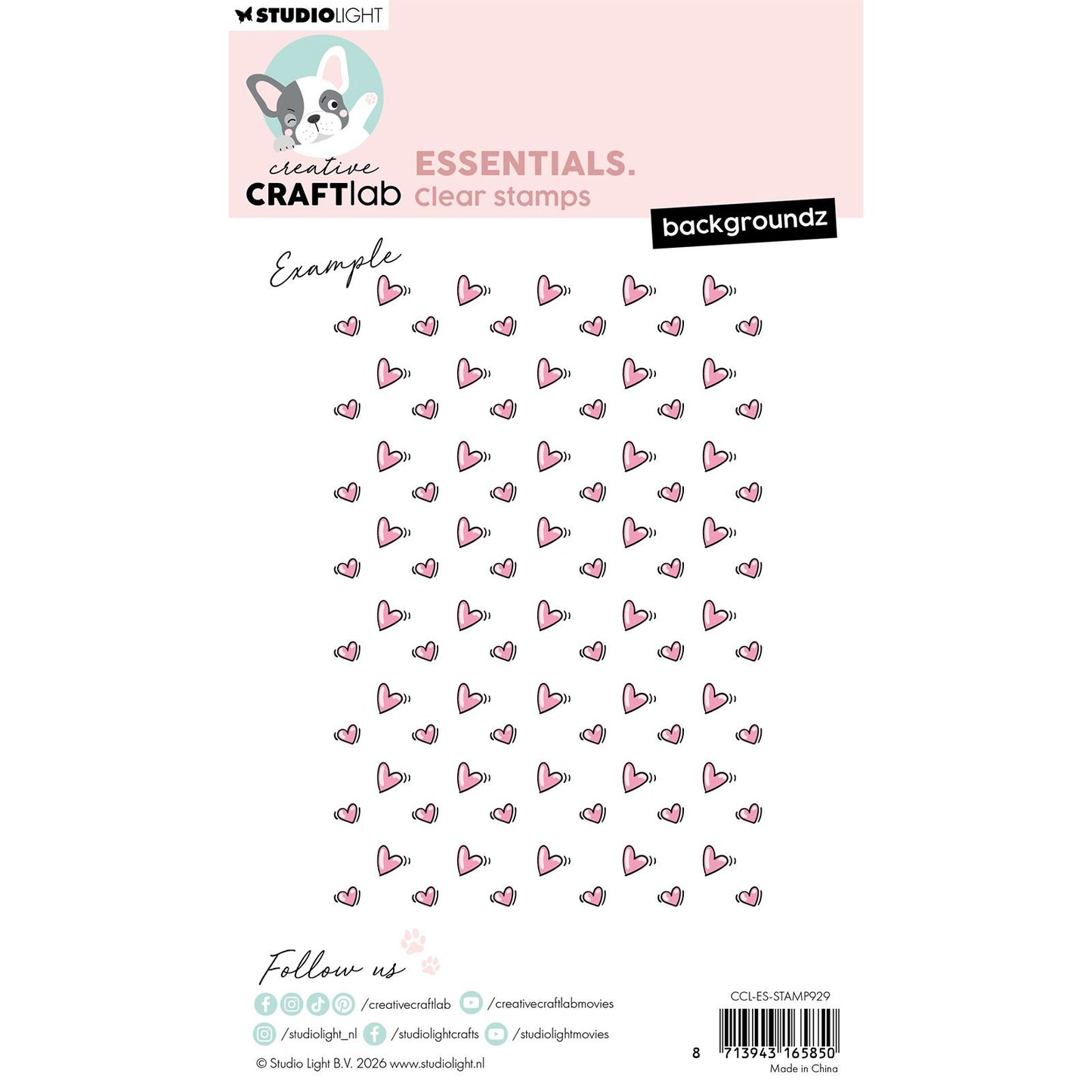 Laboratorio creativo • elementi essenziali con sfondo trasparente e cuori