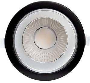 Downlight led cc riflettore nero 10w tri-bianco dimmerabile - led2503