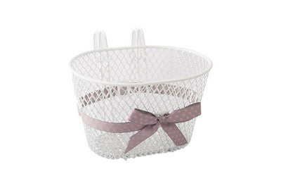 QT Cycle Tech Tech per bambini Basket White Riduce con ganci e Strik 2007363