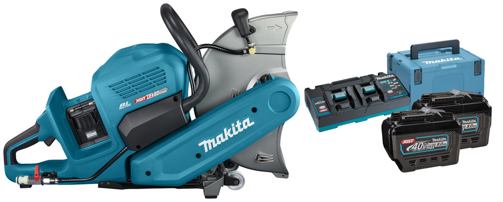 Taglierina a batteria Makita 355mm xgt 2x40v max 8.0ah