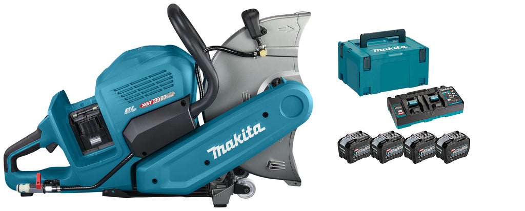 Cortadora a bateria makita 355mm xgt 2x40v max 8.0ah