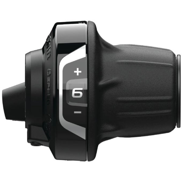 Shimano Turner (a destra) Tourney a 6 marce SL-RV400-Black Silver