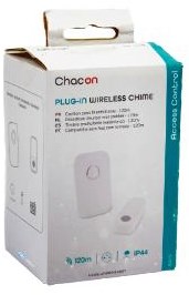 Juego de timbre inalámbrico Chacón enchufable 120m blanco - 8415105