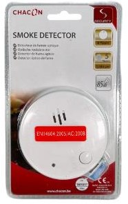 Detector de humo óptico Chacon + batería de litio 5 años - 7900506