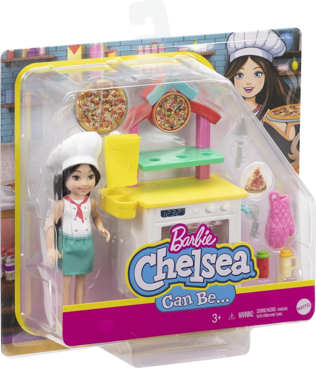 Il Chelsea Teen Doll può essere, set da gioco per la droga della pizza