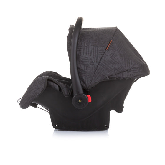 Seggiolino auto Chipolino Aspen con adattatori 40-85 cm Gruppo 0+ Ebony