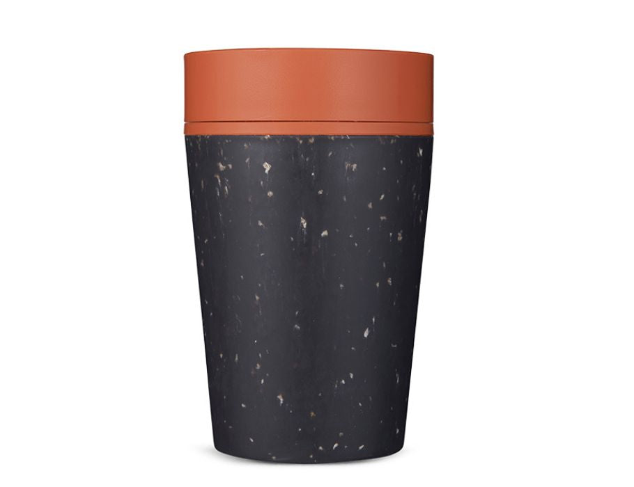 Circular Co. Coffee Cup - Circular Cup - Naranja negra - 227 ml