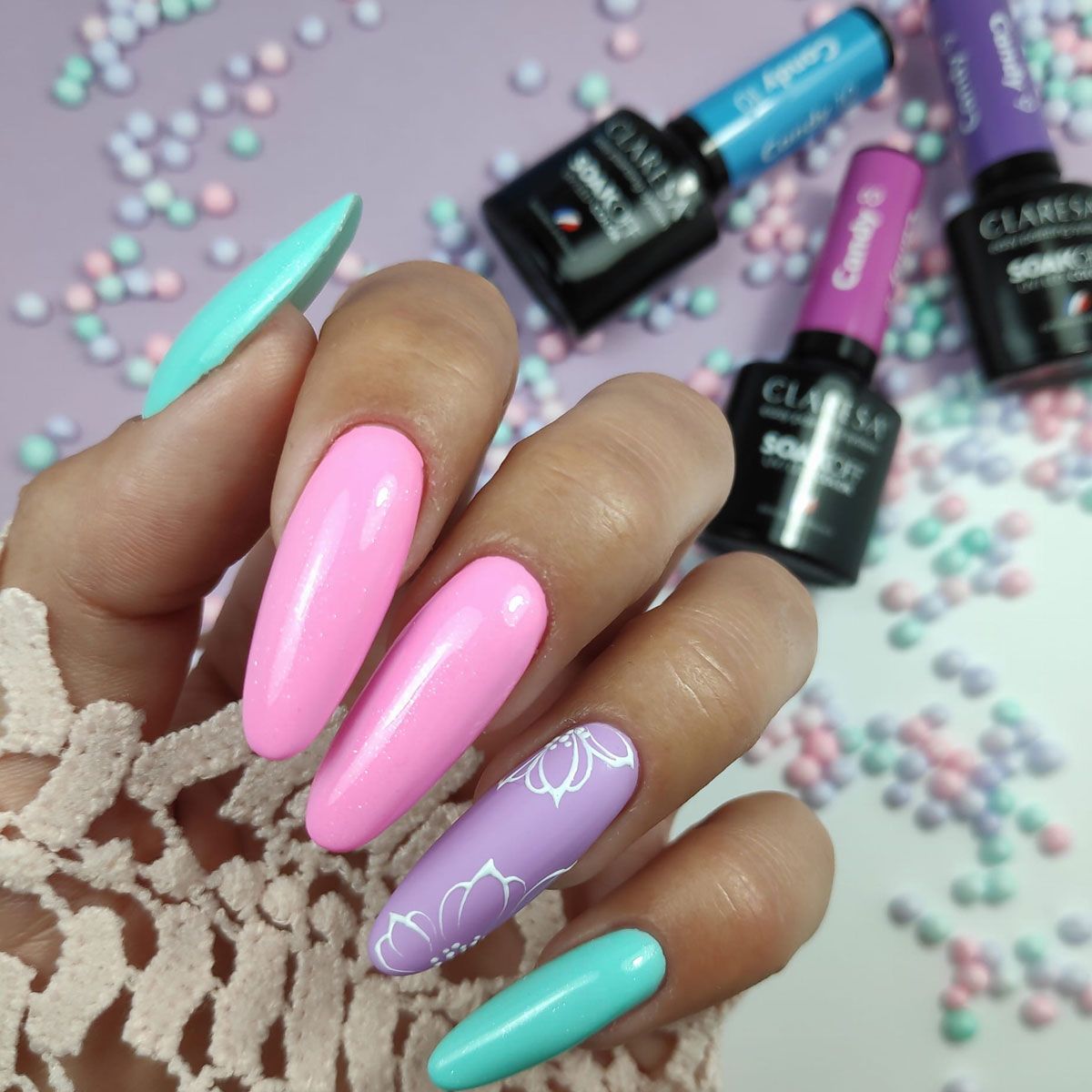 Claresa Claresa UV ha guidato Gellak 5ml Candy 8