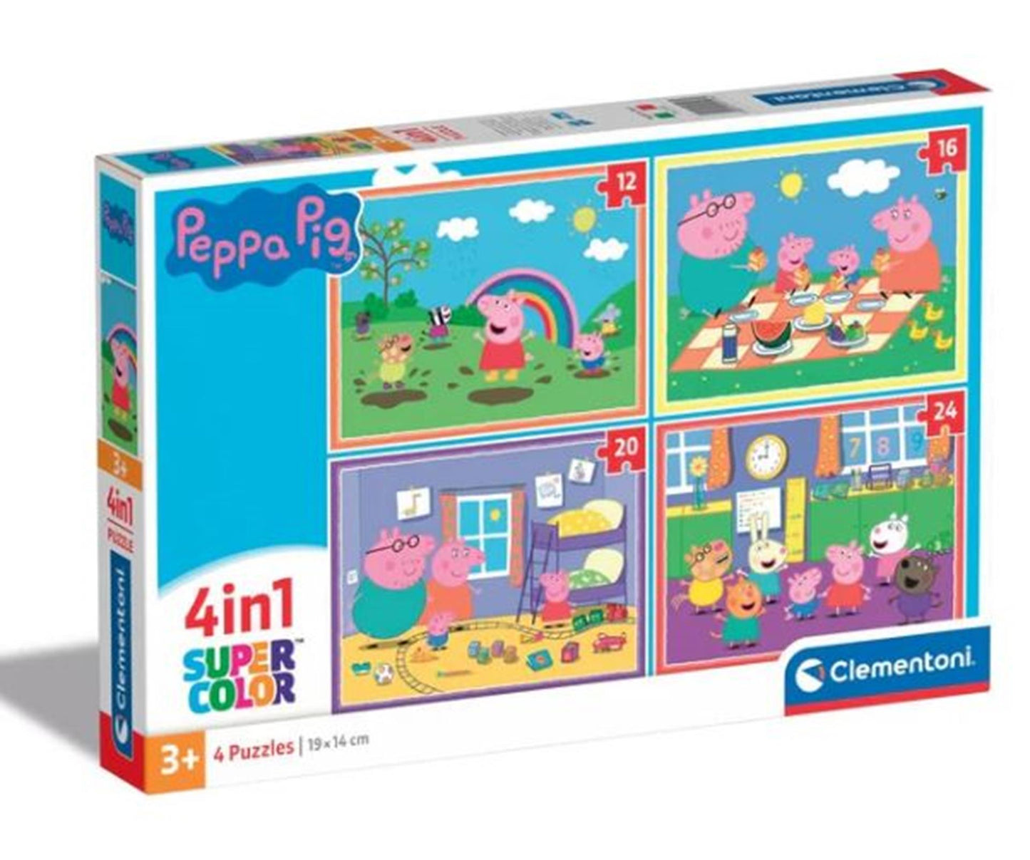 Clementoni 4in1 puzzle peppa maiale