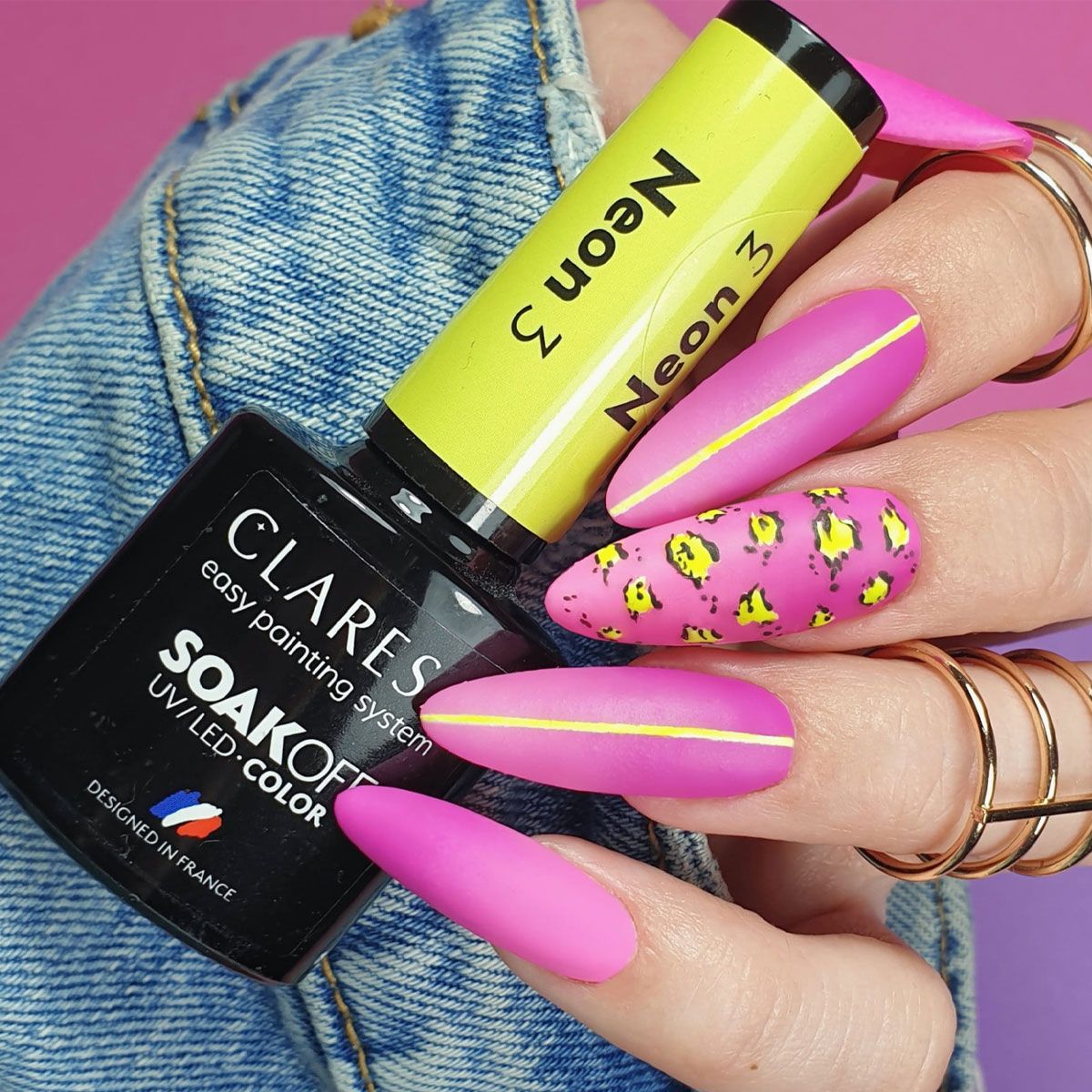 Clarisa Claresa UV LED Gellak 5ml Neon 3