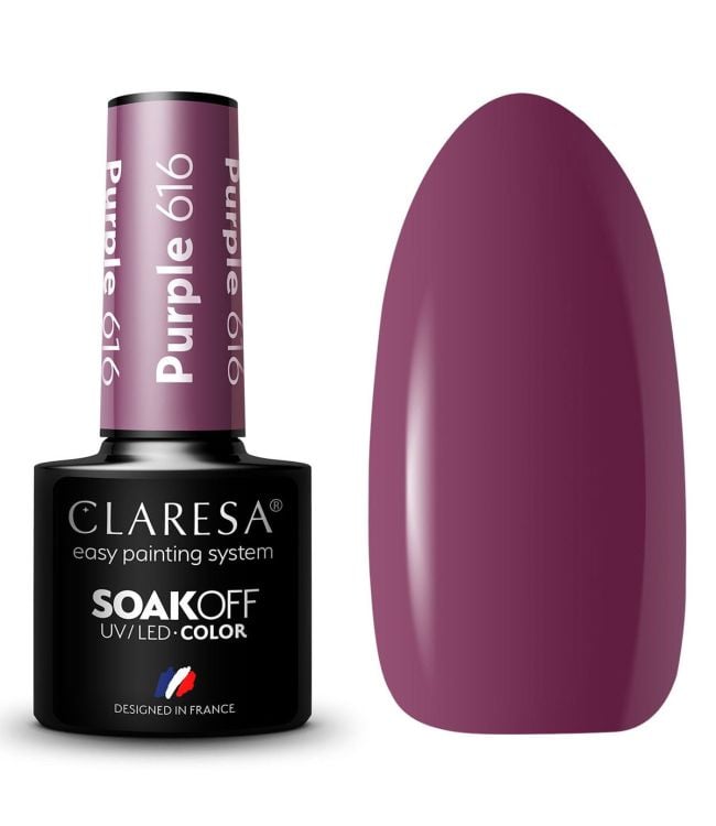 ClareSa CLALESA UV LED Gellak 5ml Purple 616 Foresta tranquilla