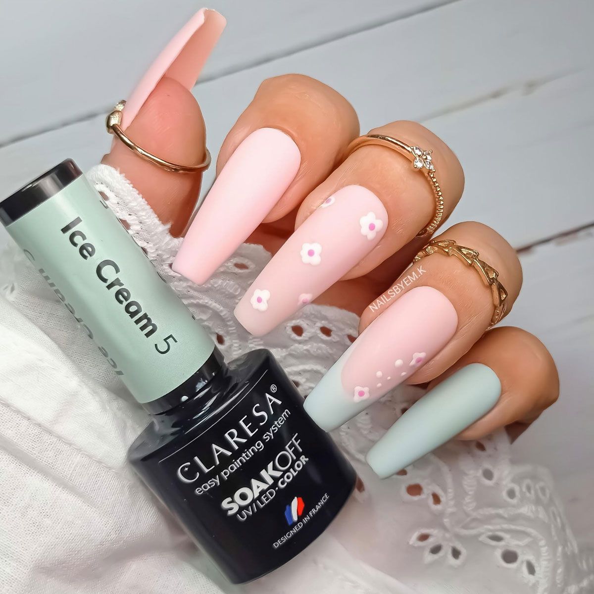 Claresa uv led gellak 5ml ice cream 5