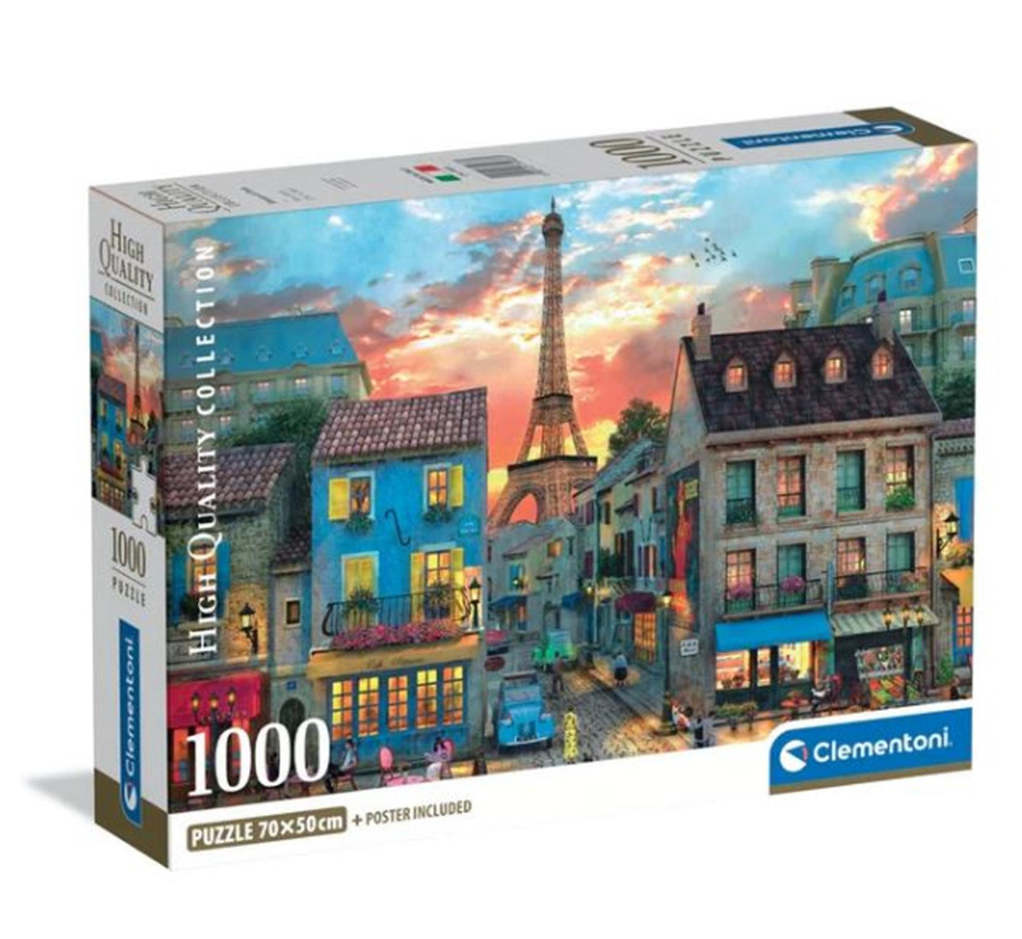 Puzzle Clementoni 1000p strade parigi