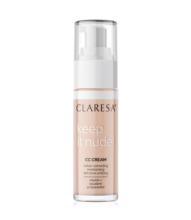 ¡Claresa Claresa, mantenlo desnudo! CC Cream 102 Tibia Medium 33gr.