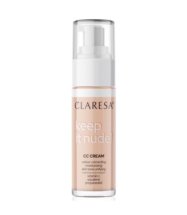 ¡Claresa Claresa, mantenlo desnudo! CC Cream 104 Nude 33gr.