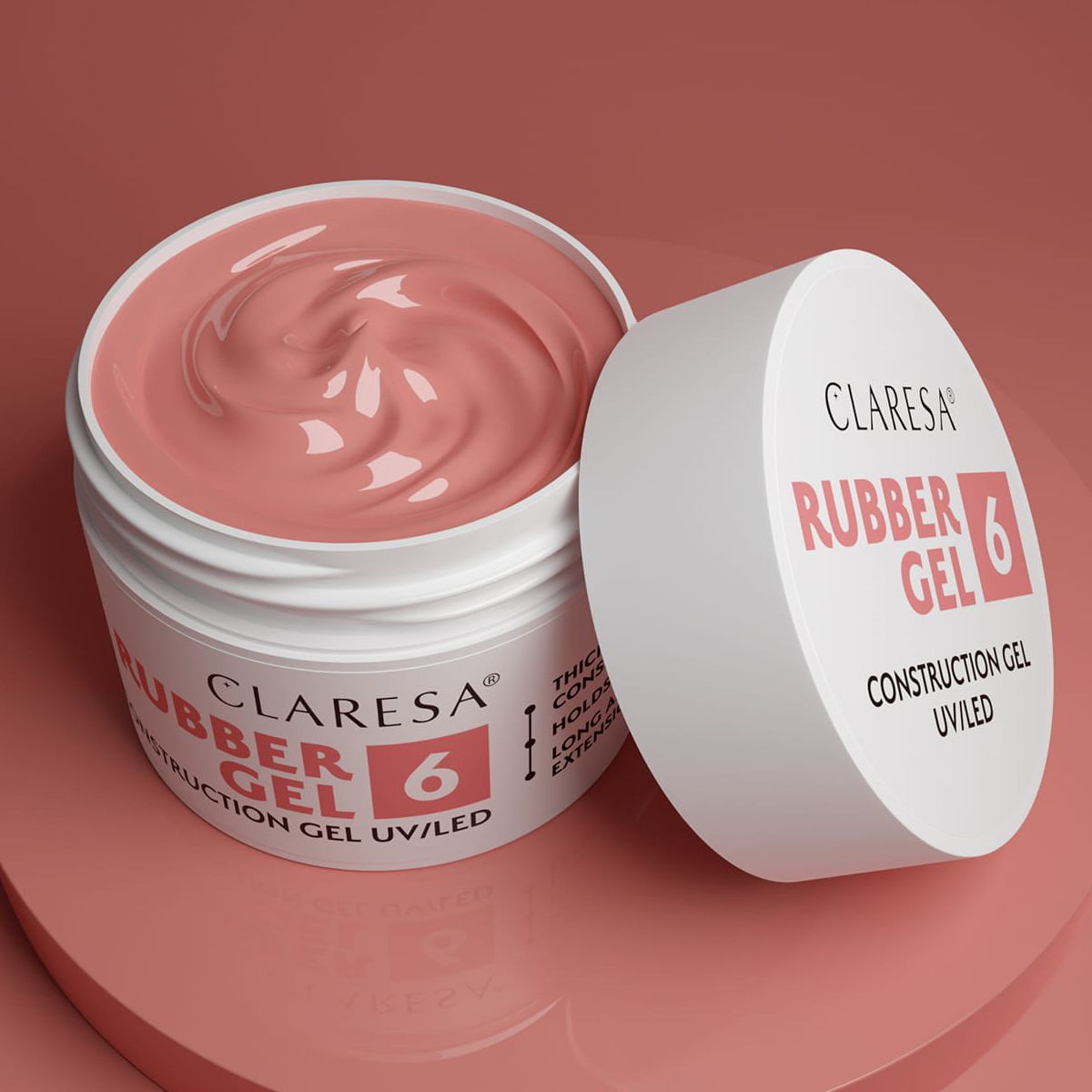 Claresa Claresa Gel in gomma 6 Blush Pink 45GR.