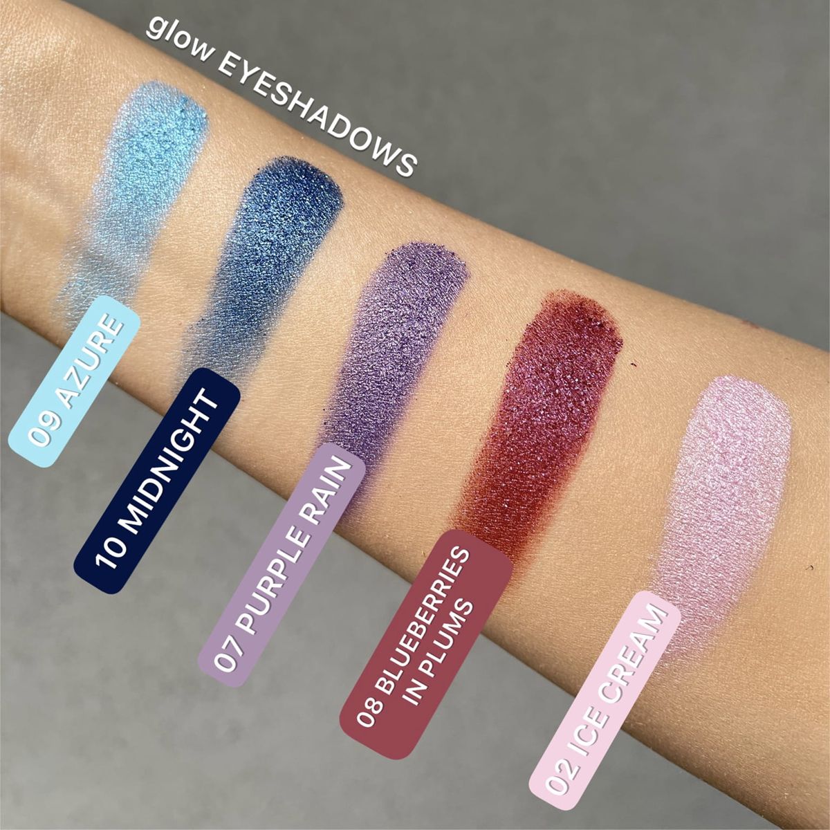 Claresa Claresa Glow Eyeshadow 08 Mirtille di prugna