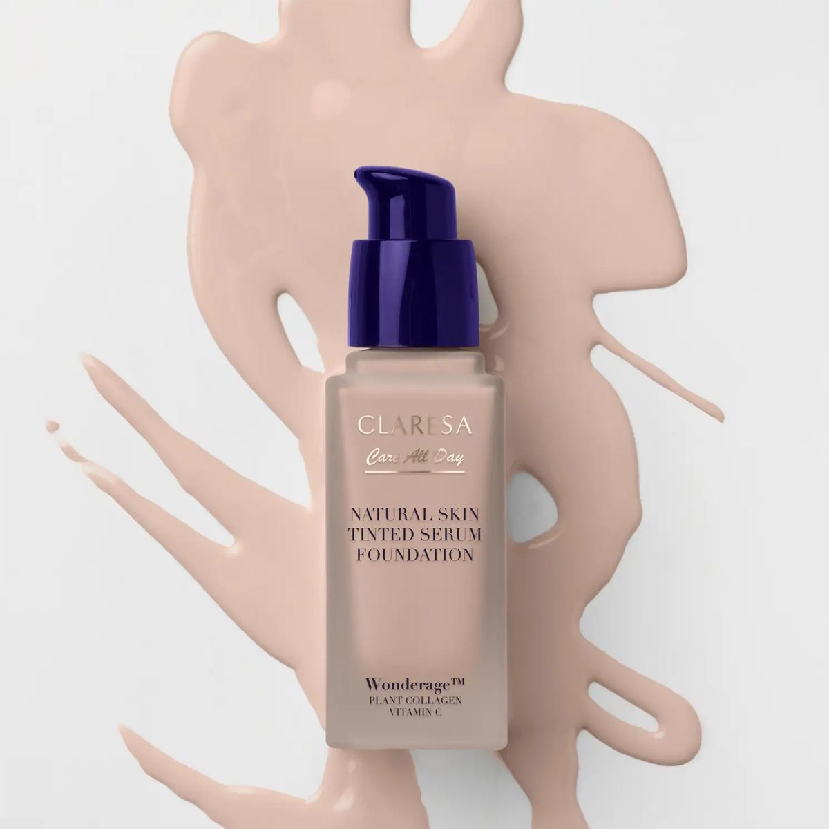 Claresa Natural Skin Tinted Serum Foundation 1C Light Cool 32ml