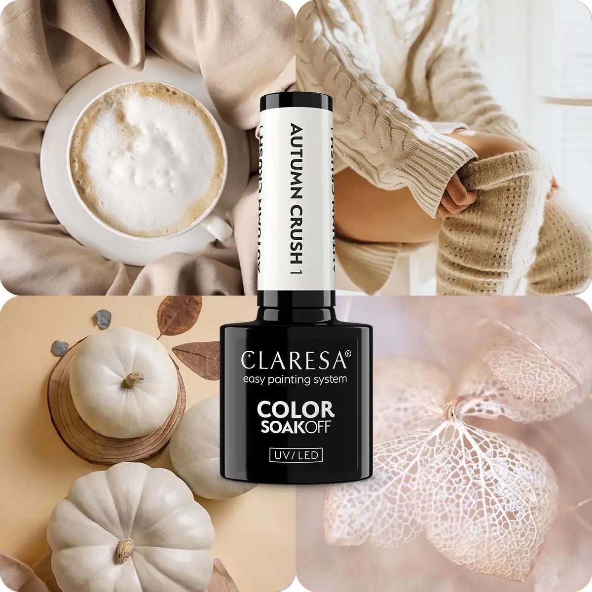 Smalto gel UV LED Claresa 5 ml Autumn Crush 1