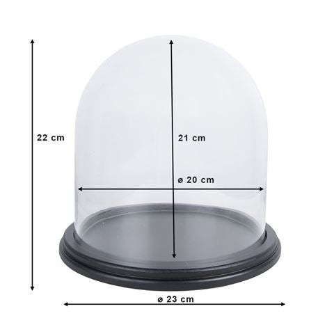 Clayre EEF Clayre EEF STOLP 6GL3478 trasparente 23x22 cm
