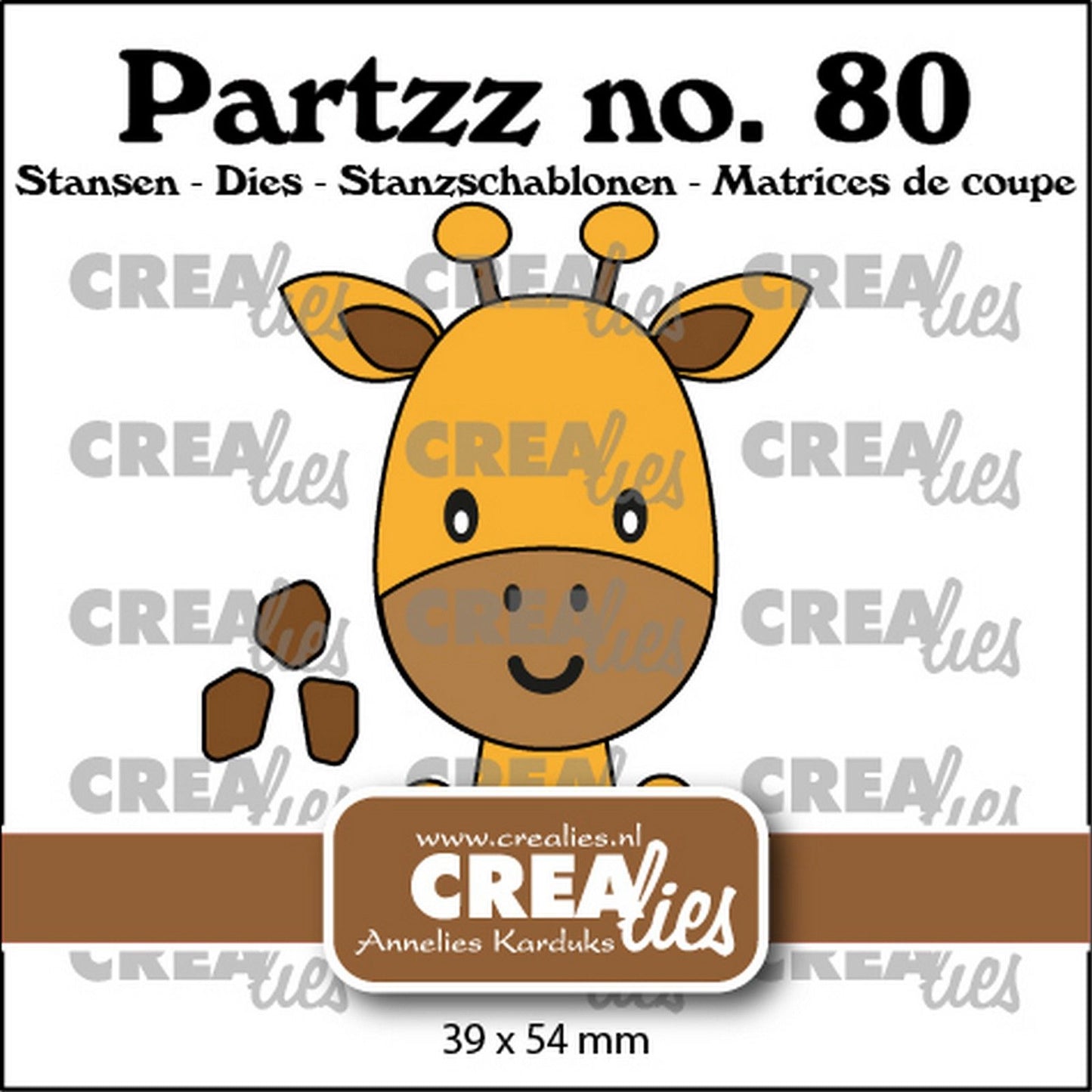 Crealies • jirafa partzz
