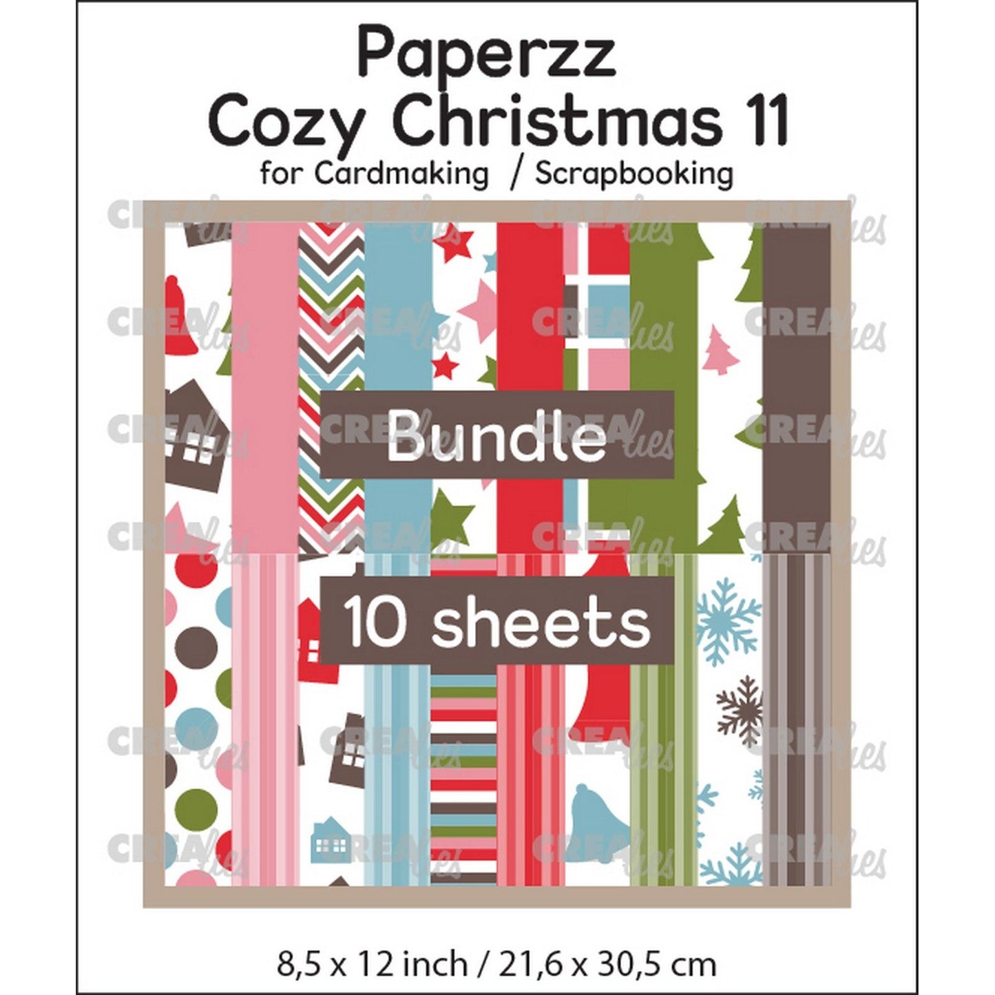 Crealies • paperzz acogedor navidad (10x 1 hoja)