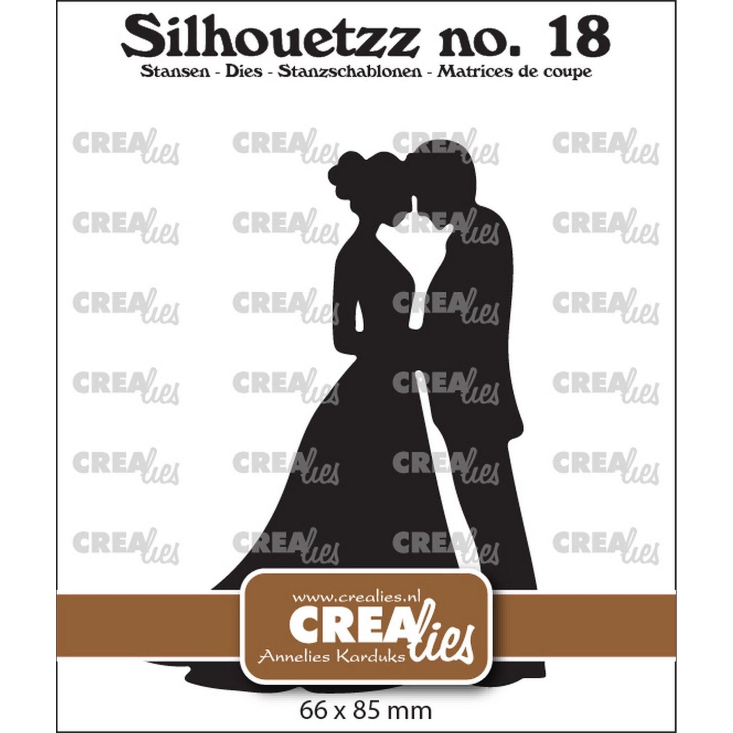 Crealies • troqueles de corte siluetazz para novios
