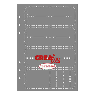 Crealies • plantilla de diario semanal b