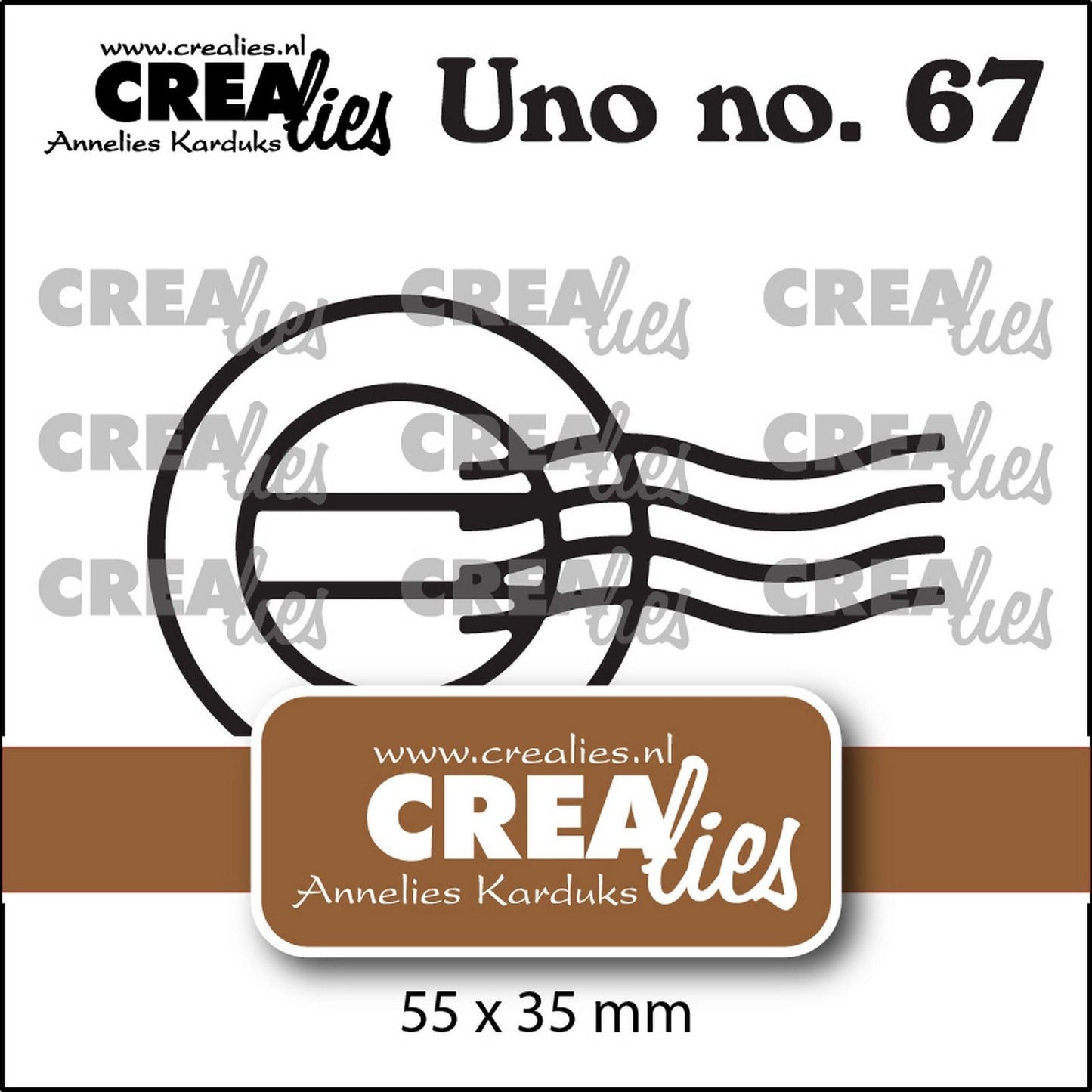 Crealies • uno posttempel