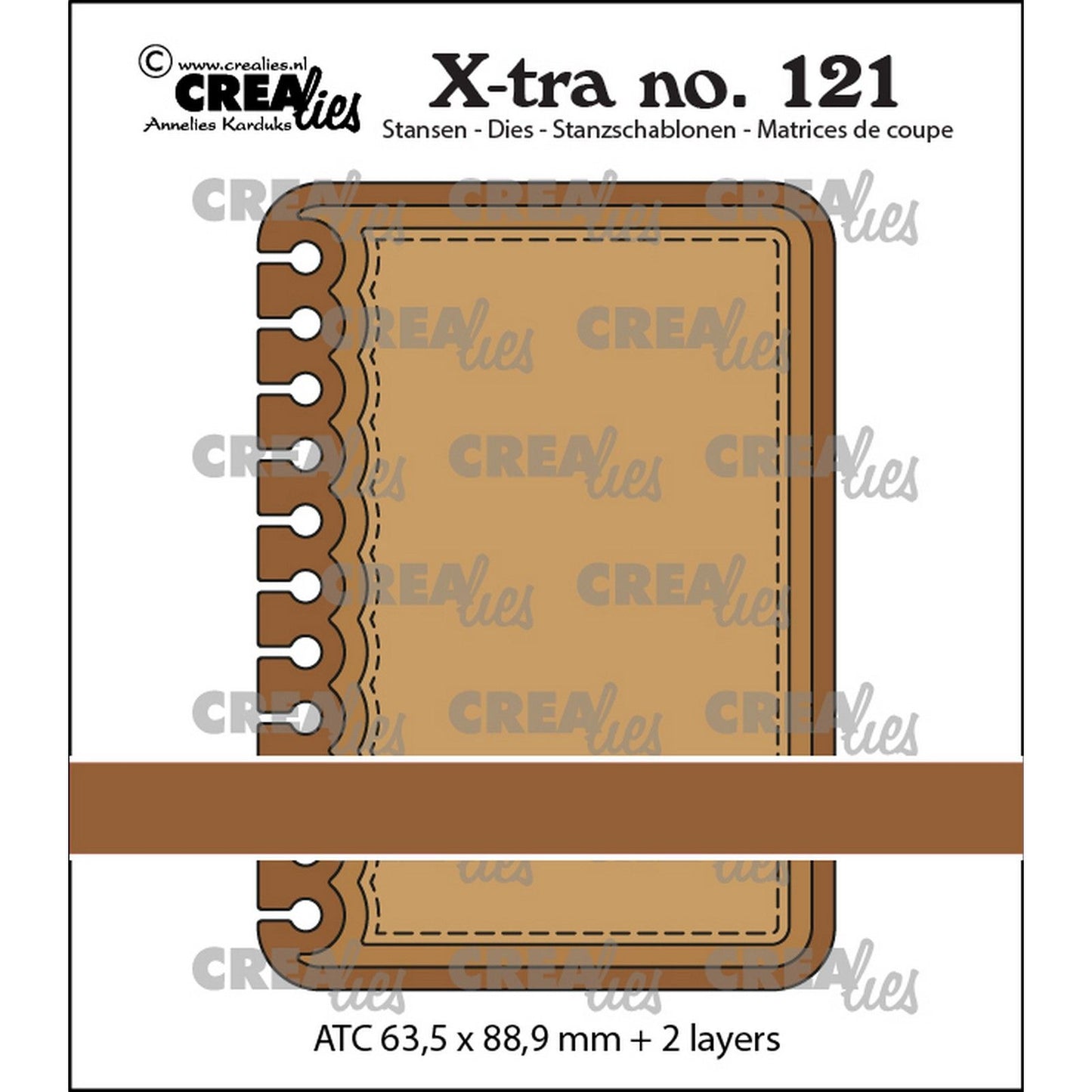 Crealies • quaderno xtra punch atc verticale