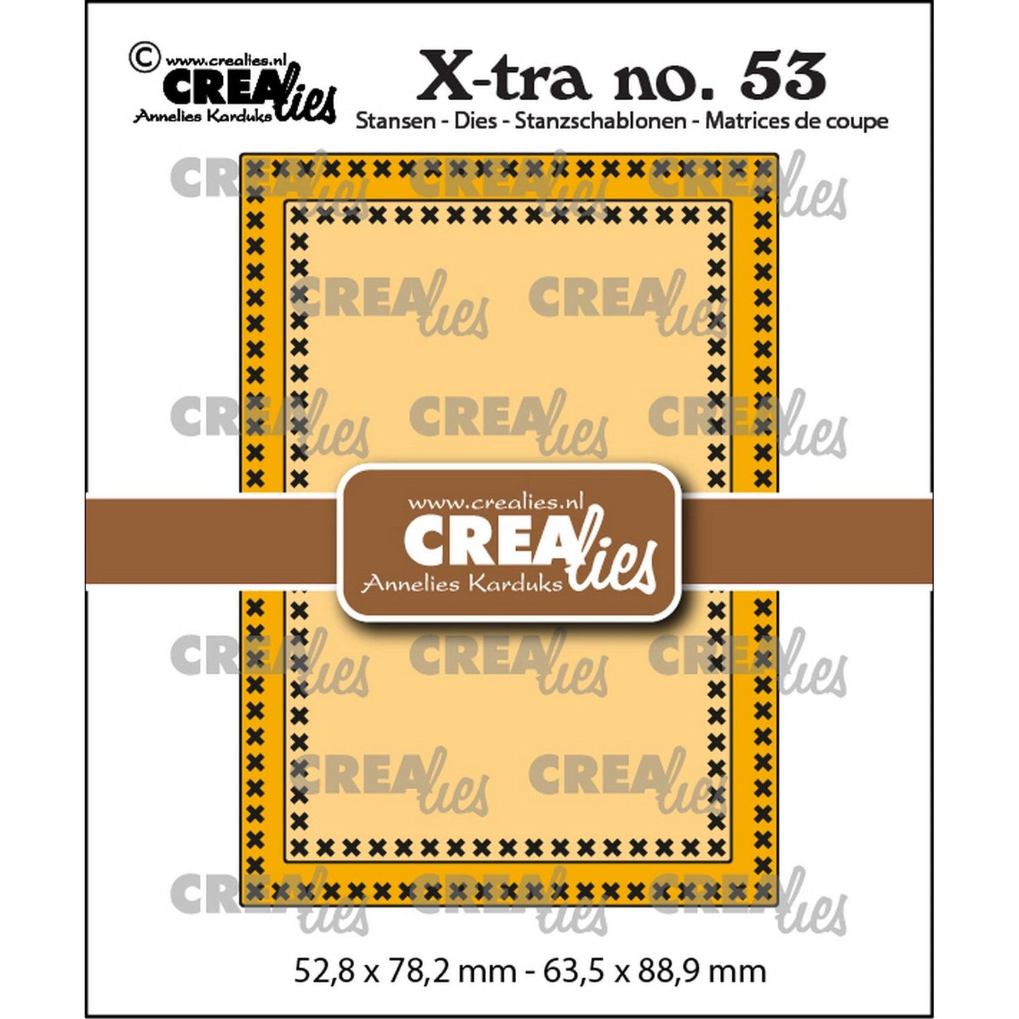 Crealies • plantilla de corte xtra atc punto de cruz