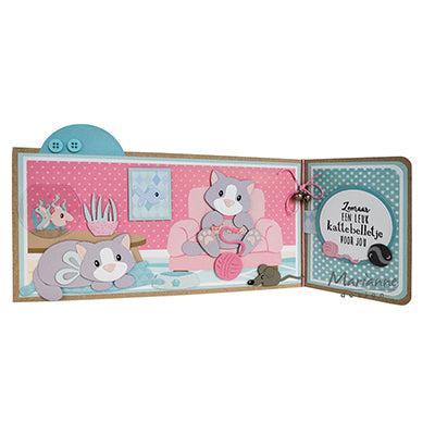 Design Marianne • stencil da collezione con taglio in rilievo, accessori per gatti di eline
