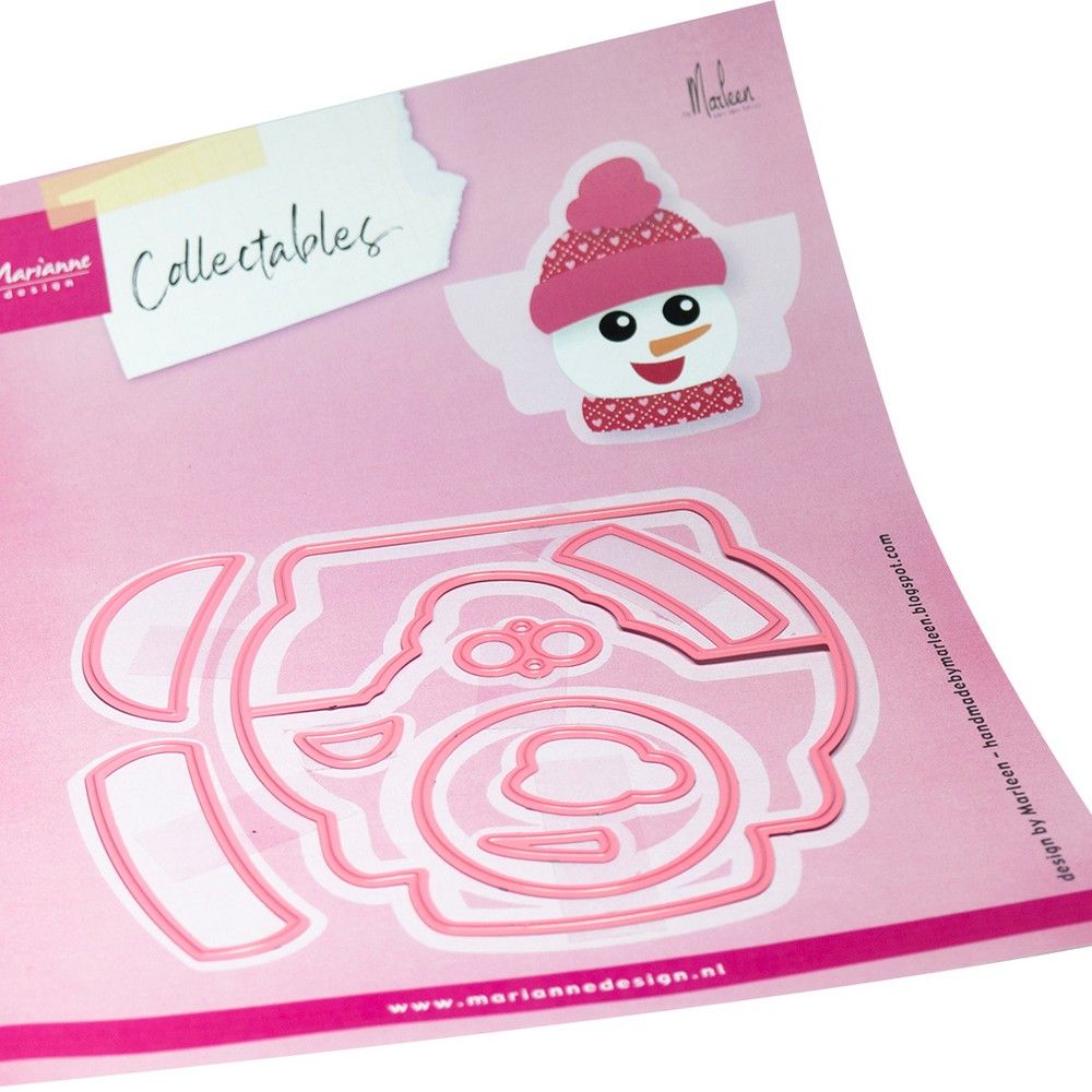 Design Marianne • Topper per borsa da collezione, pupazzo di neve di marleen