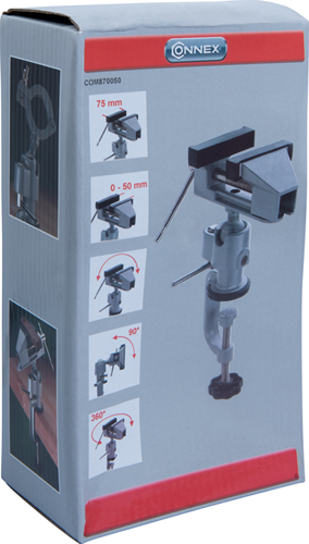 Morsa Connex 50mm (360°) estensibile - com870050