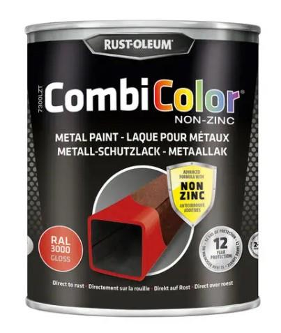 Ruggine-oleum combicolor non zinco ral9010 bianco puro lucido 750ml