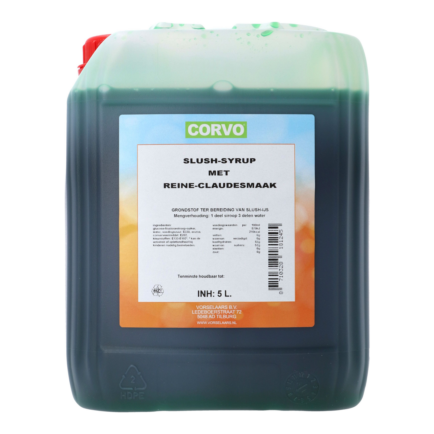 Sciroppo per granita Corvo puro claude (5 litri)